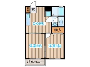 ブランコートⅡの物件間取画像